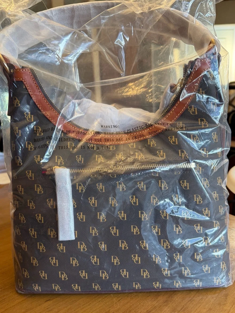 NWT Dooney & Bourke Gretta Hobo Bag Brown Tmoro | Quiet Luxury Americana | OS